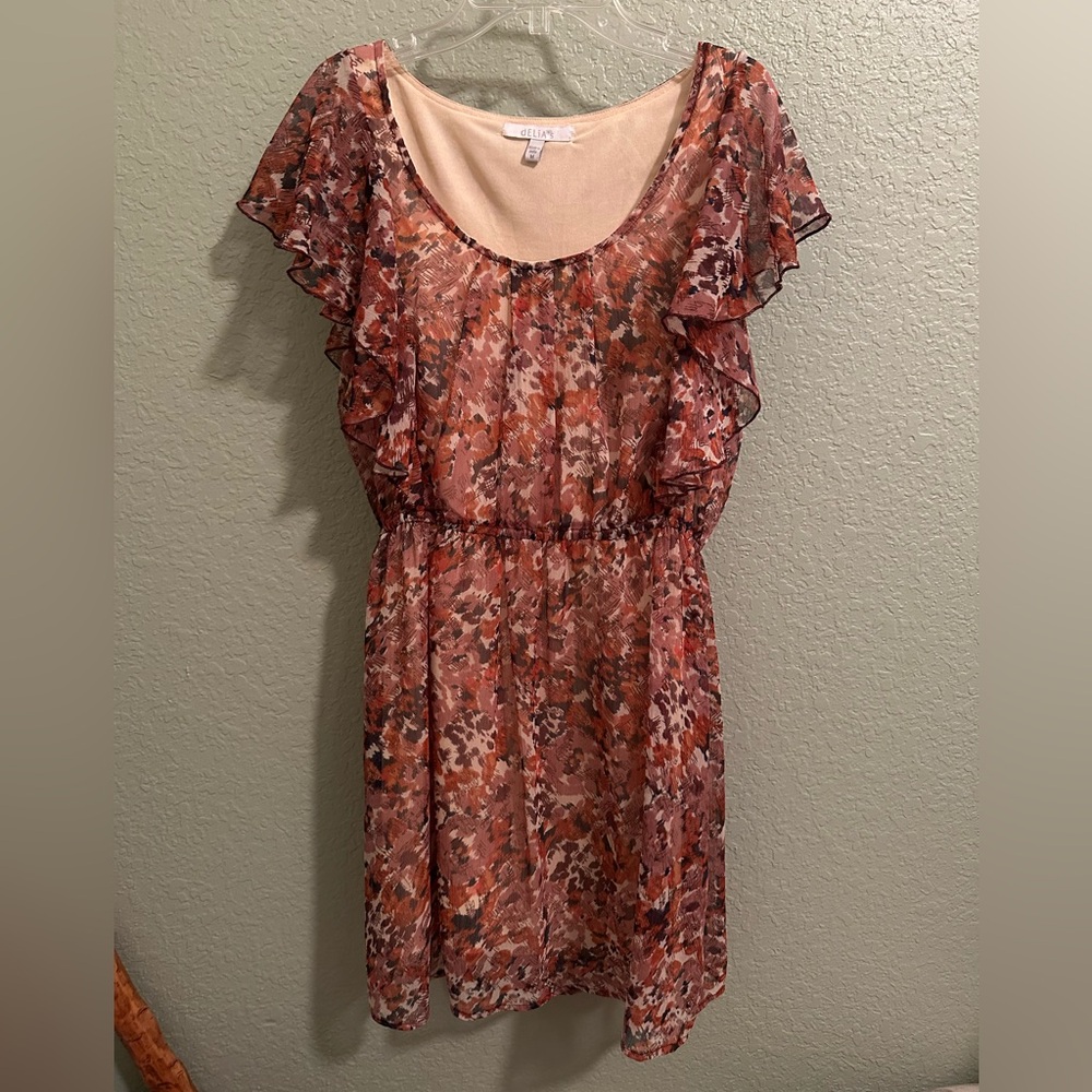 dELiA*s Multi-Colored Dress Size M
